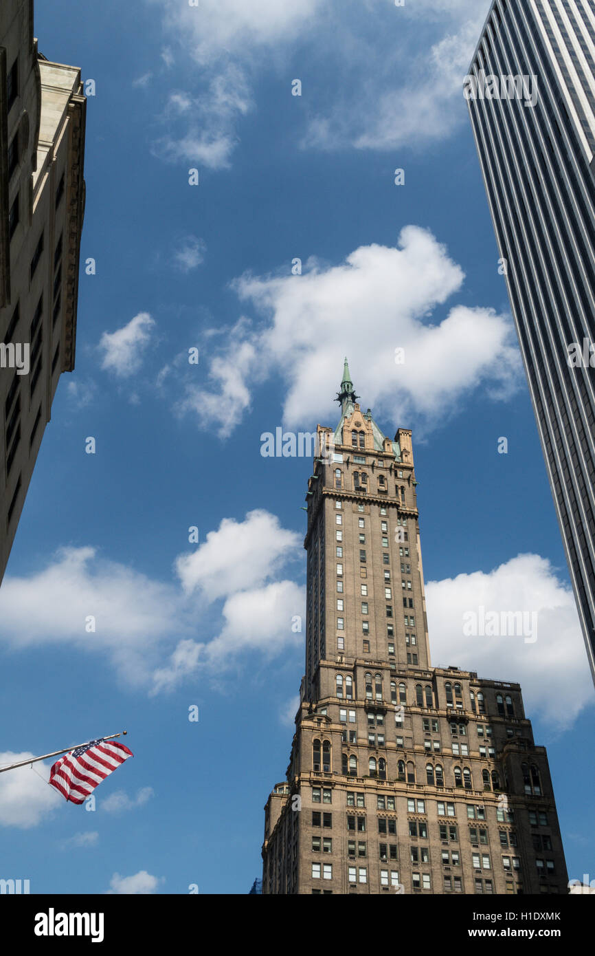 Sherry-Netherland Hotel sulla Quinta Avenue, New York Foto Stock