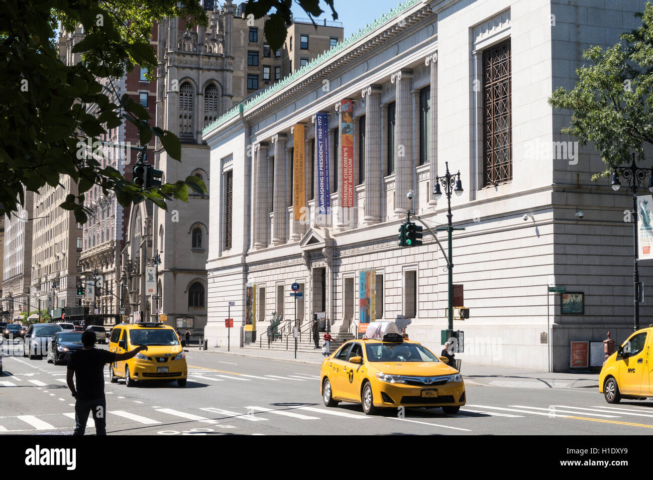 Historical Society di New York museo e biblioteca, 170 Central Park West, NYC Foto Stock