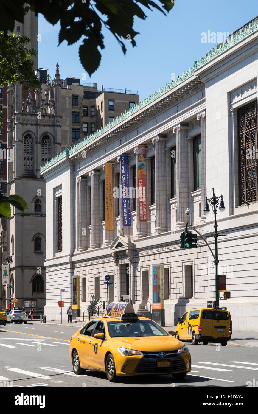 Historical Society di new york museo e biblioteca, 170 Central Park West, NYC Foto Stock