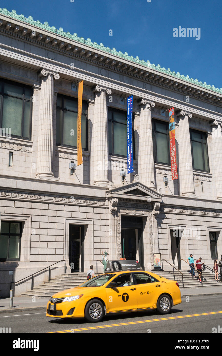 Historical Society di New York museo e biblioteca, 170 Central Park West, NYC Foto Stock