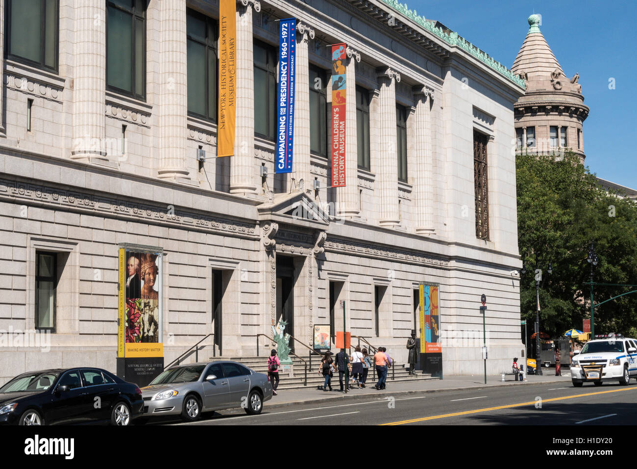 Historical Society di New York museo e biblioteca, 170 Central Park West, NYC Foto Stock