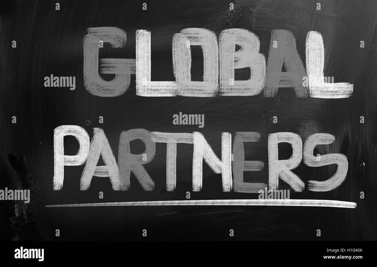 Partner Global Concept Foto Stock