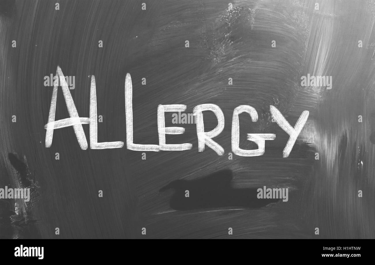Concetto di allergia Foto Stock