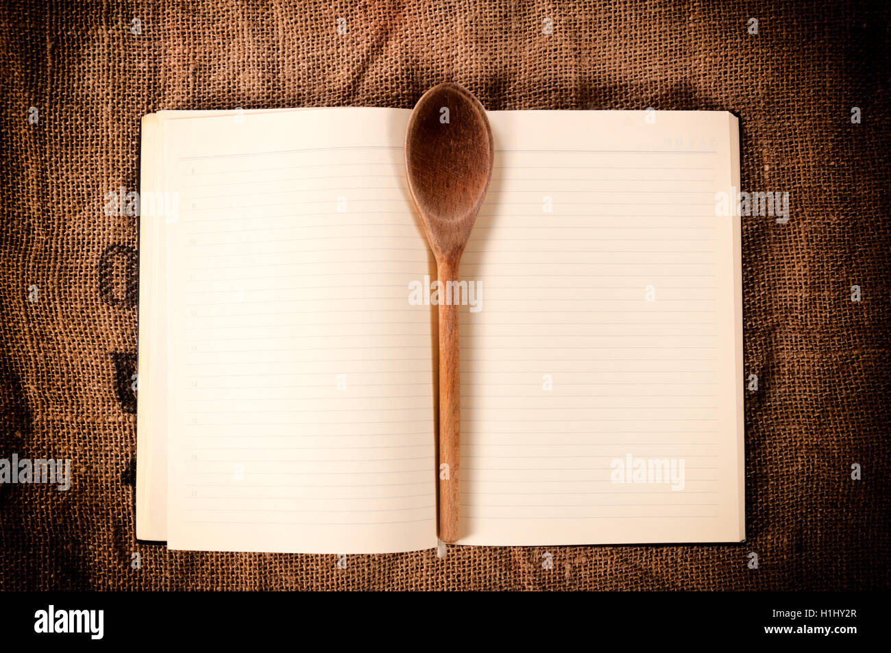 Cookbook e siviera Foto Stock