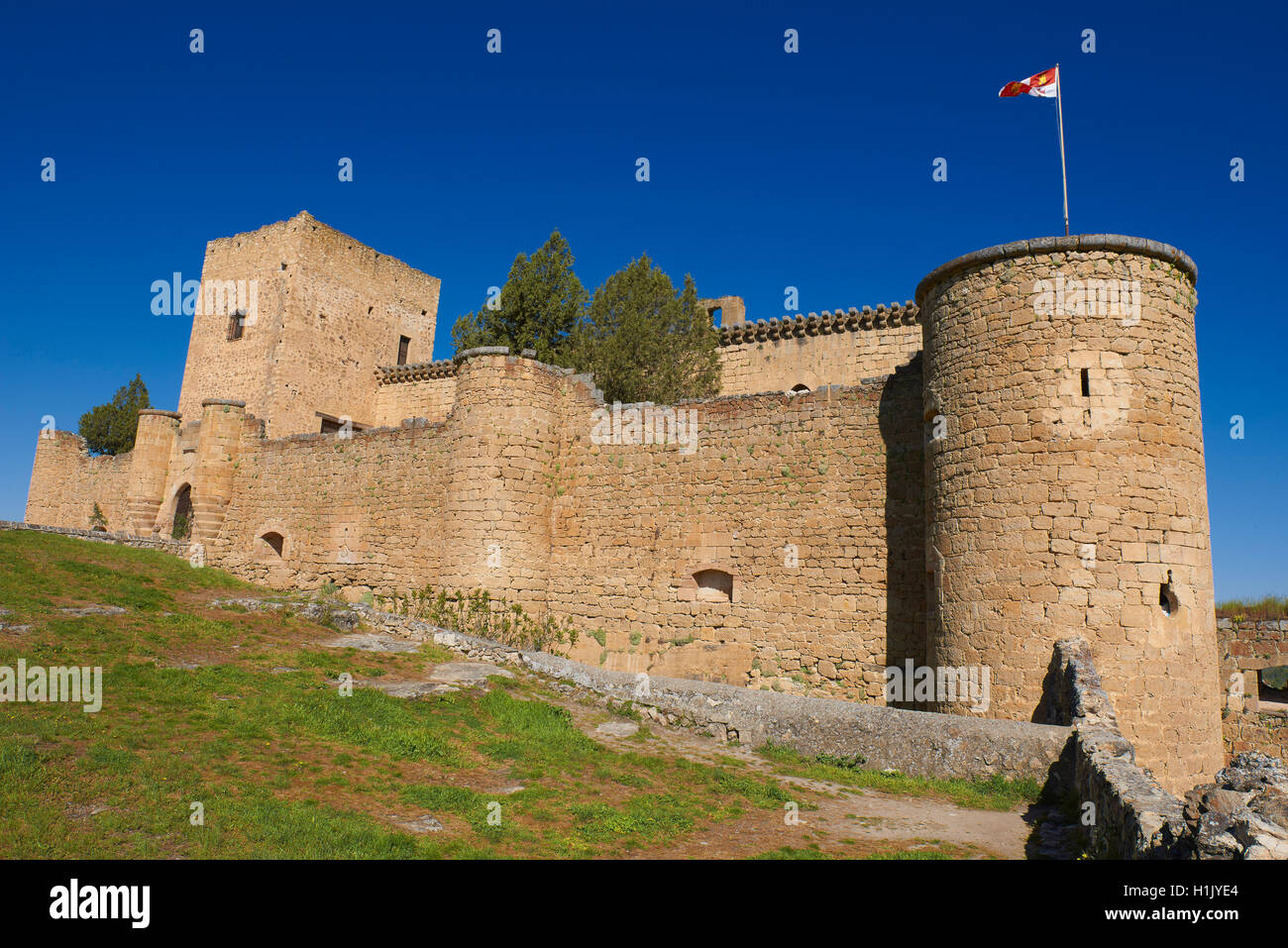 A Pedraza, Castello, Ignacio Zuloaga Museum, provincia di Segovia Castiglia e Leon Spagna. Foto Stock