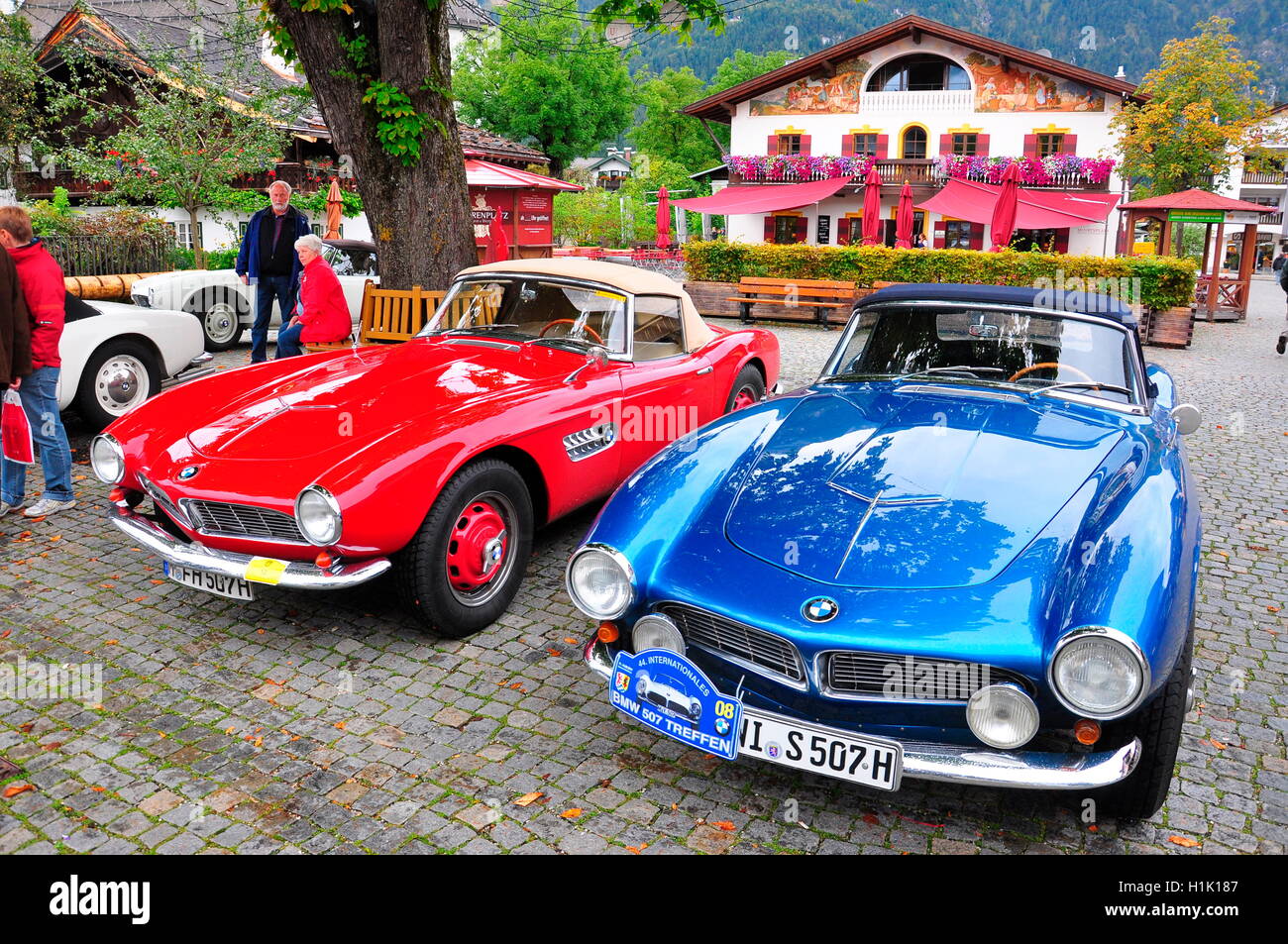 Automobile, oldtimer, Klassiker, BMW 507 Foto Stock