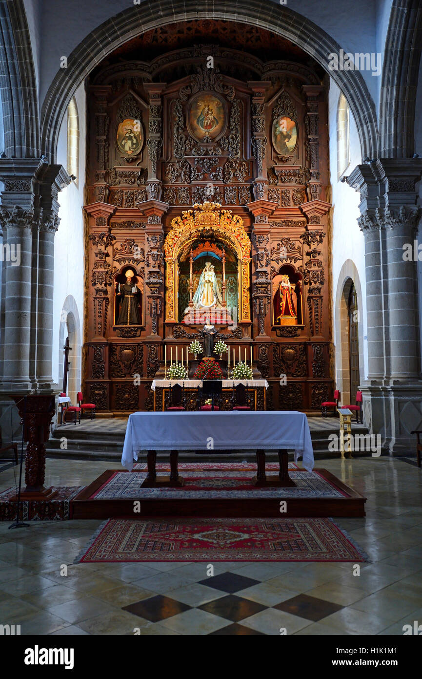 Ehemalige Klosterkirche San Agustin, La Orotava, Teneriffa, Kanarische isole, Spanien Foto Stock