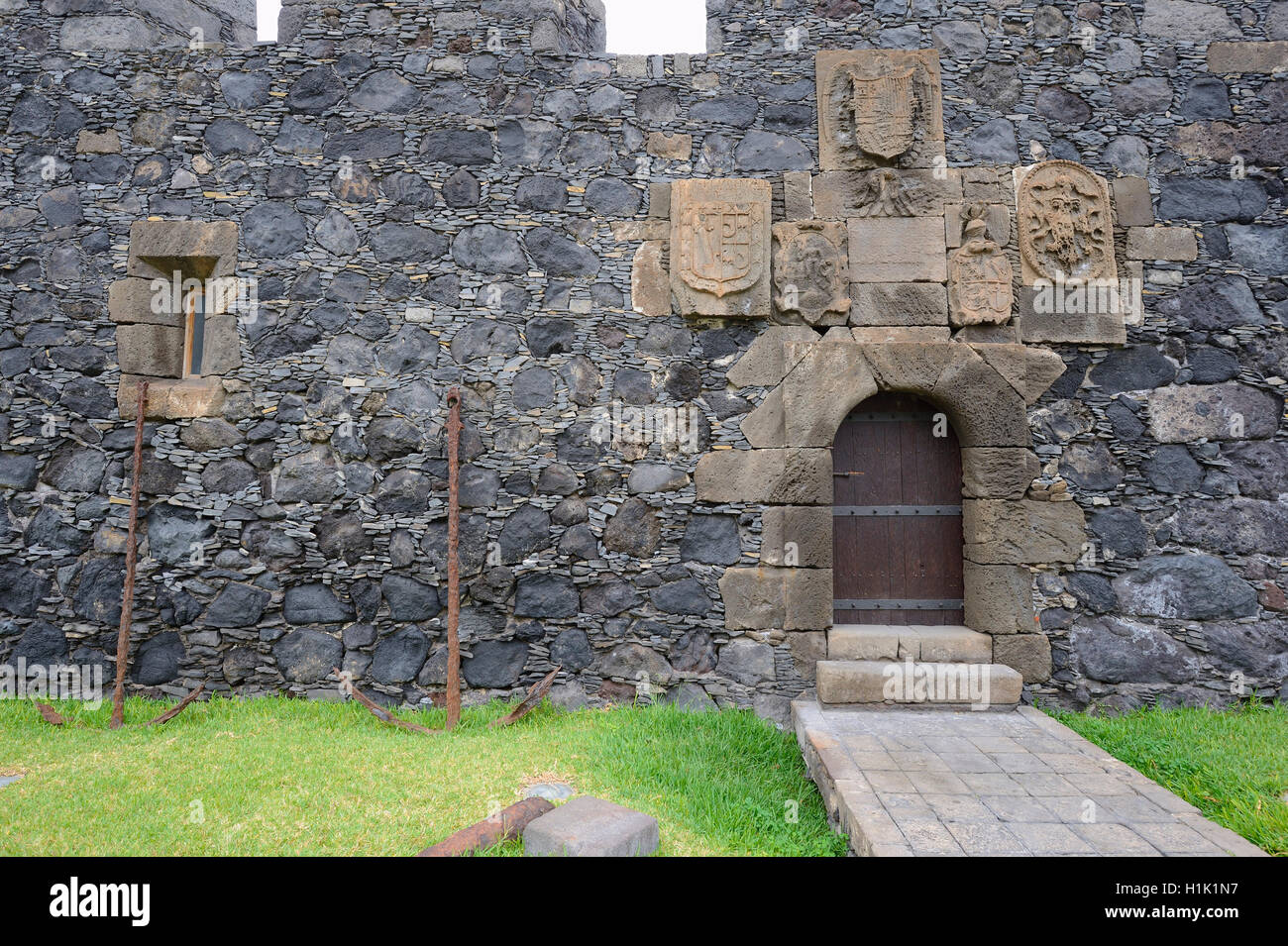 Castillo de San Miguel, a Garachico, Teneriffa, Kanarische isole, Spanien Foto Stock