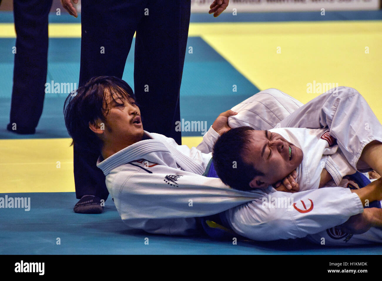 Internazionale di Jiu brasiliano Jitsu Contest Foto Stock