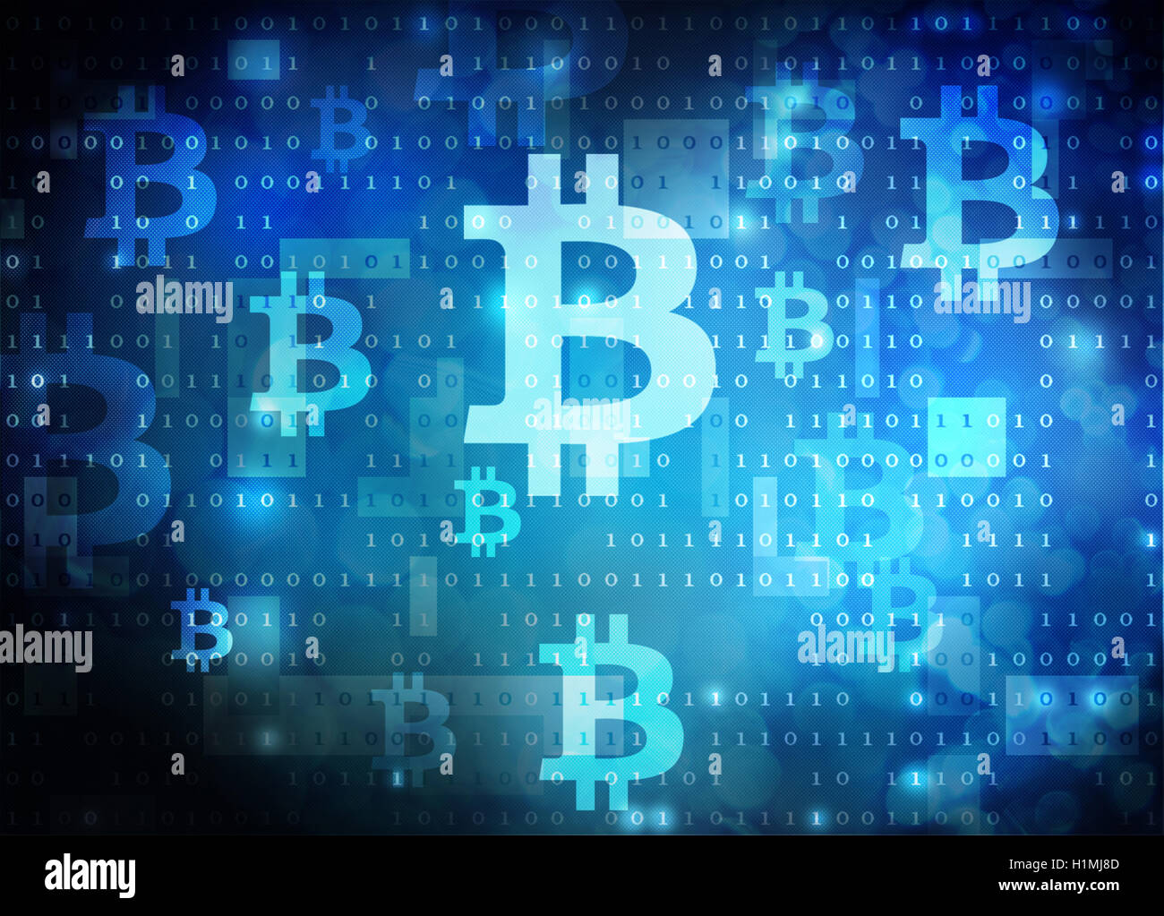 Data mining Bitcoin Foto Stock