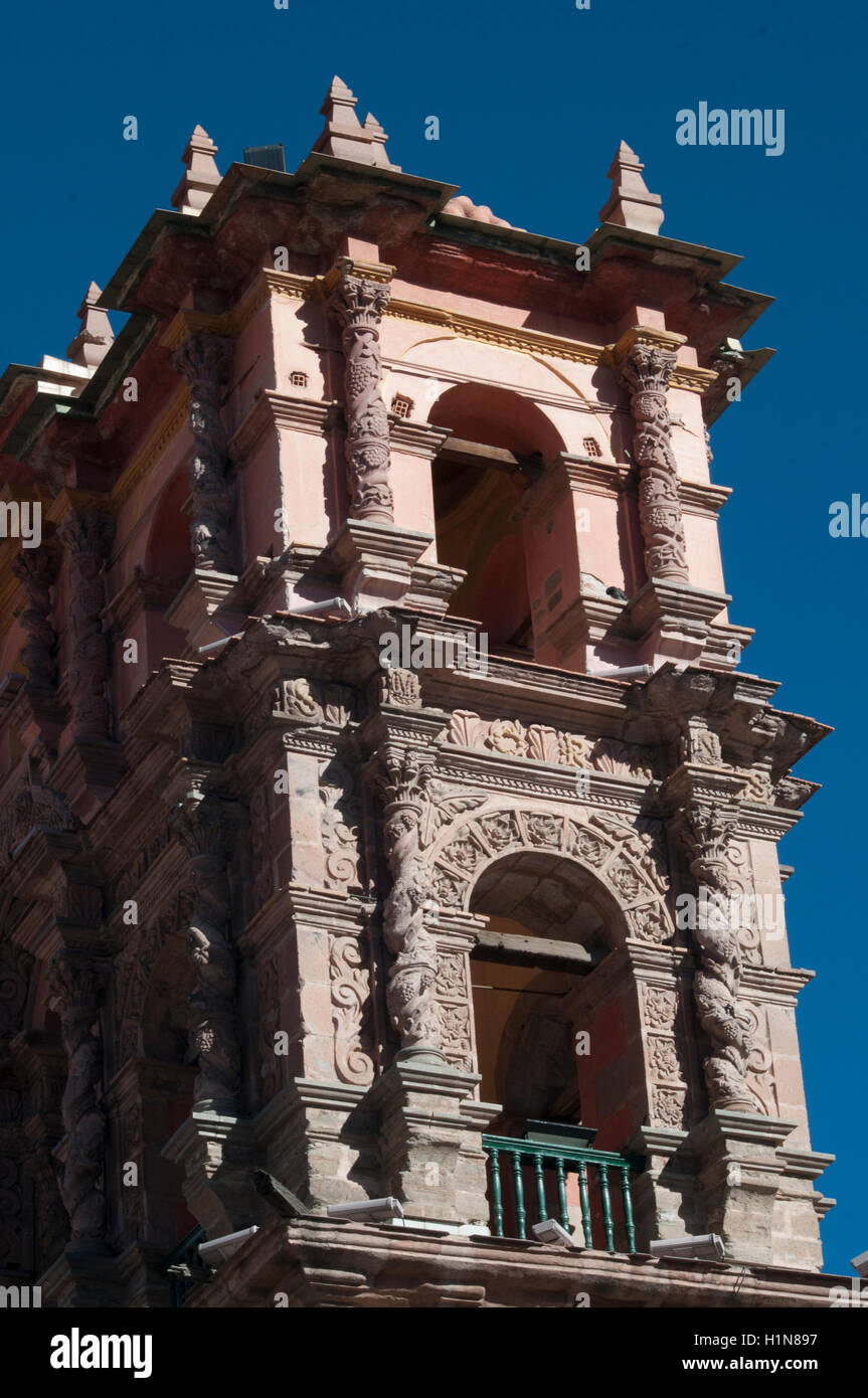 Torre de La Compania de Jesus, Potosi, Bolivia Foto Stock