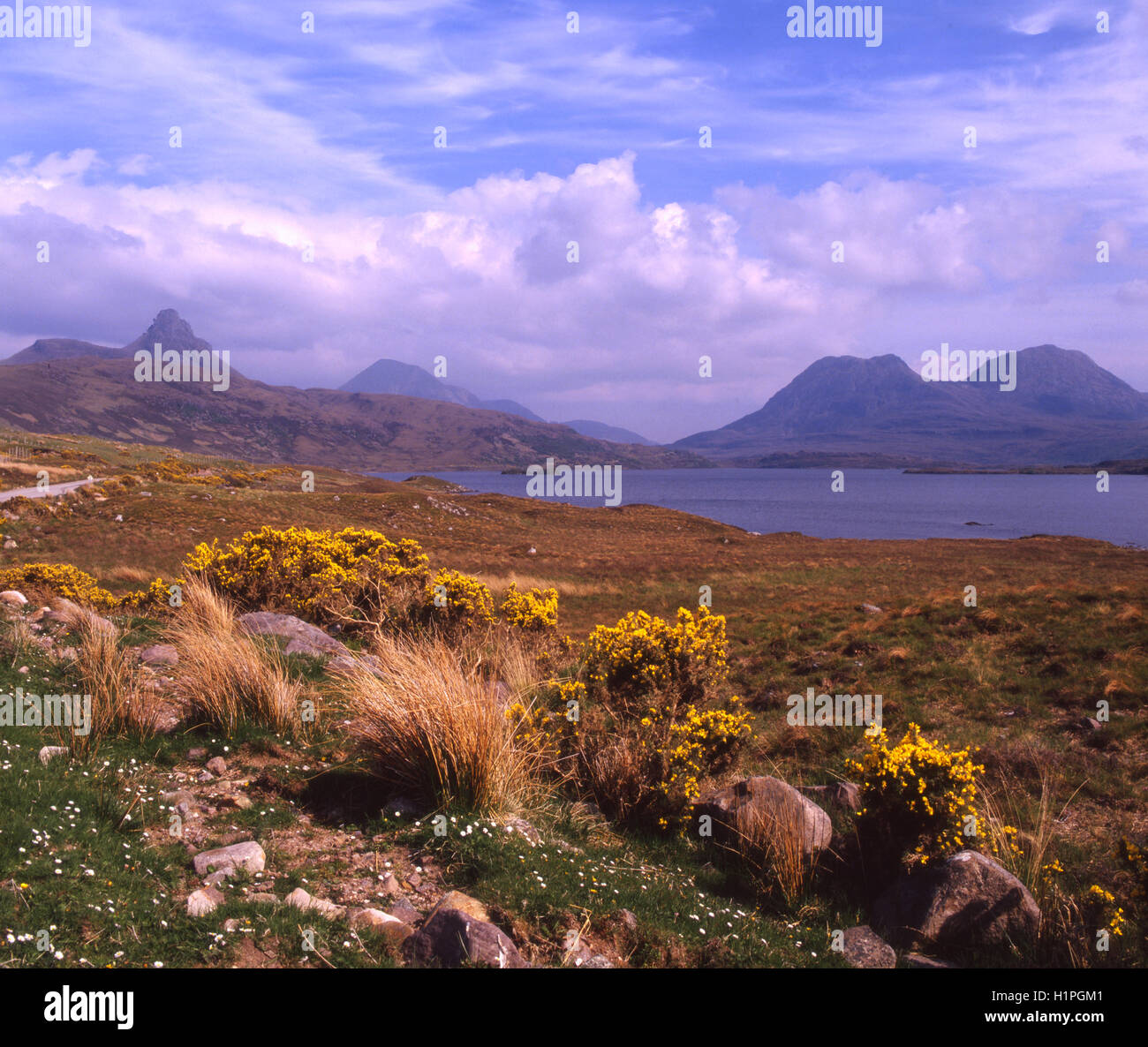 Inverpolly, Sutherland, N/W Highlands Foto Stock