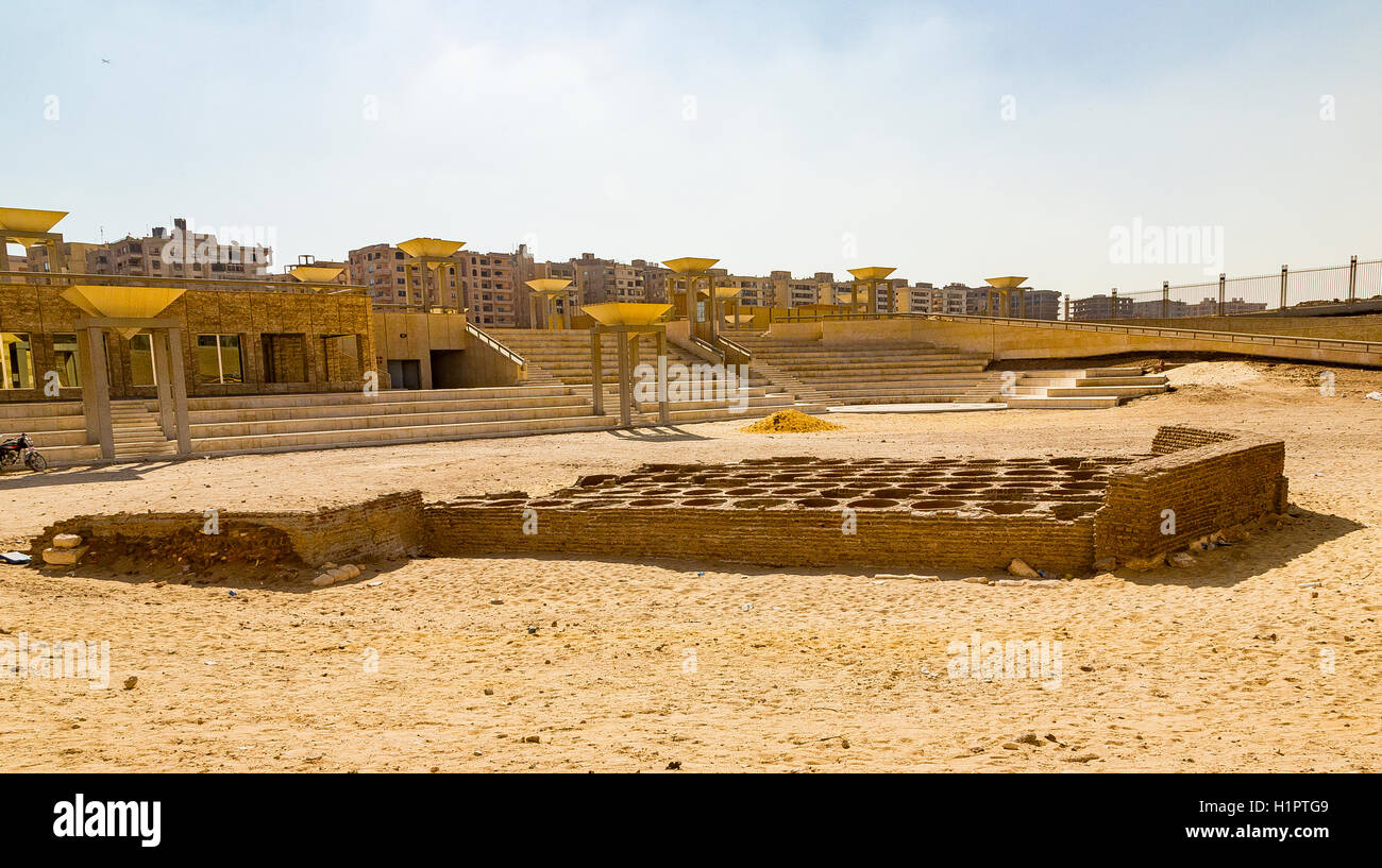 L'Egitto, al Cairo, il Museo Nazionale della civiltà egizia (NMEC), non ancora inaugurato nel Dicembre 2015 : Fatimid conceria. Foto Stock