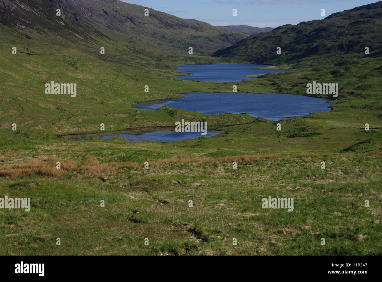 Loch un Eilein, Loch un Ellen, Loch Airde Glais, Glen More, Isle of Mull, Scozia Foto Stock