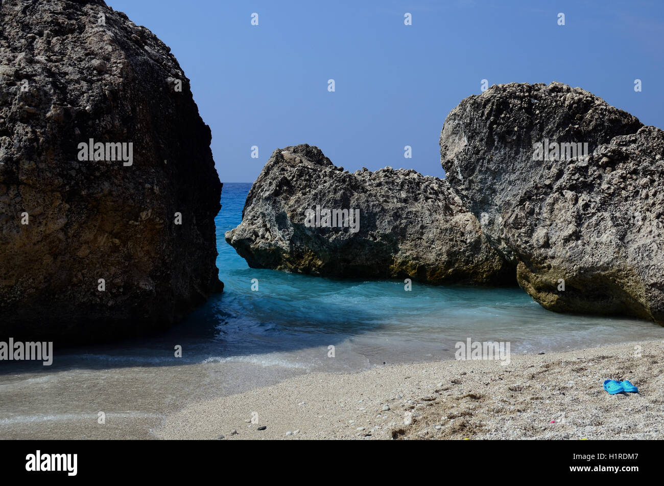 Incredibile Vacanze a isola di Lefkada island , mare Ionio , Grecia , in Europa . Foto Stock