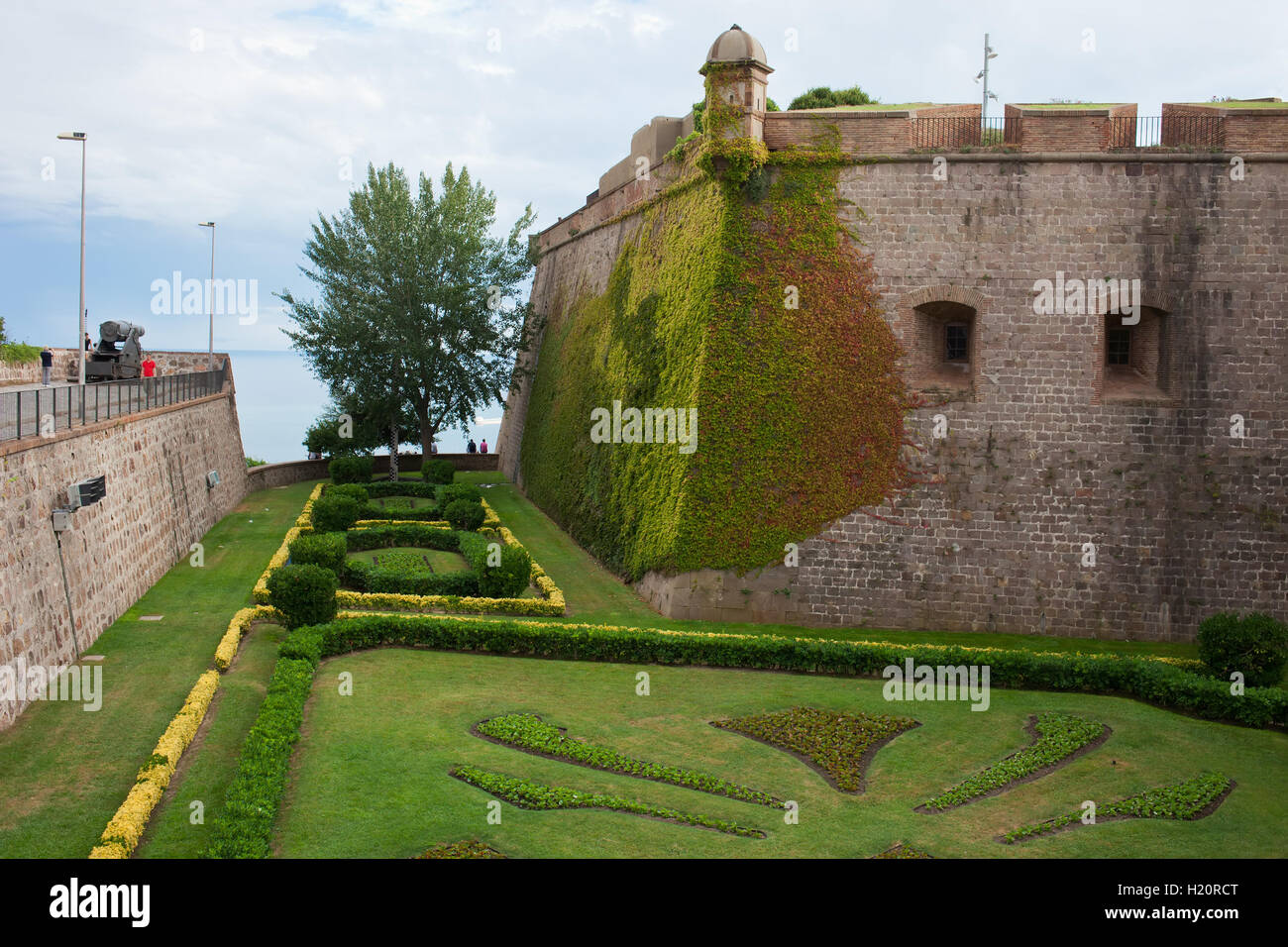 Castell de Montjuich Foto Stock