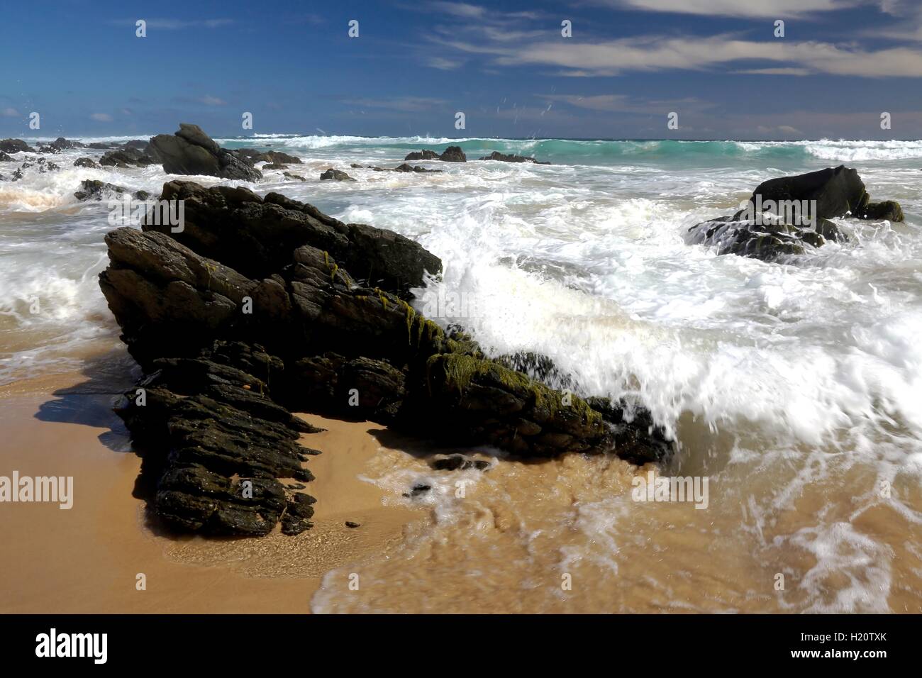 Scena litoranea Foto Stock