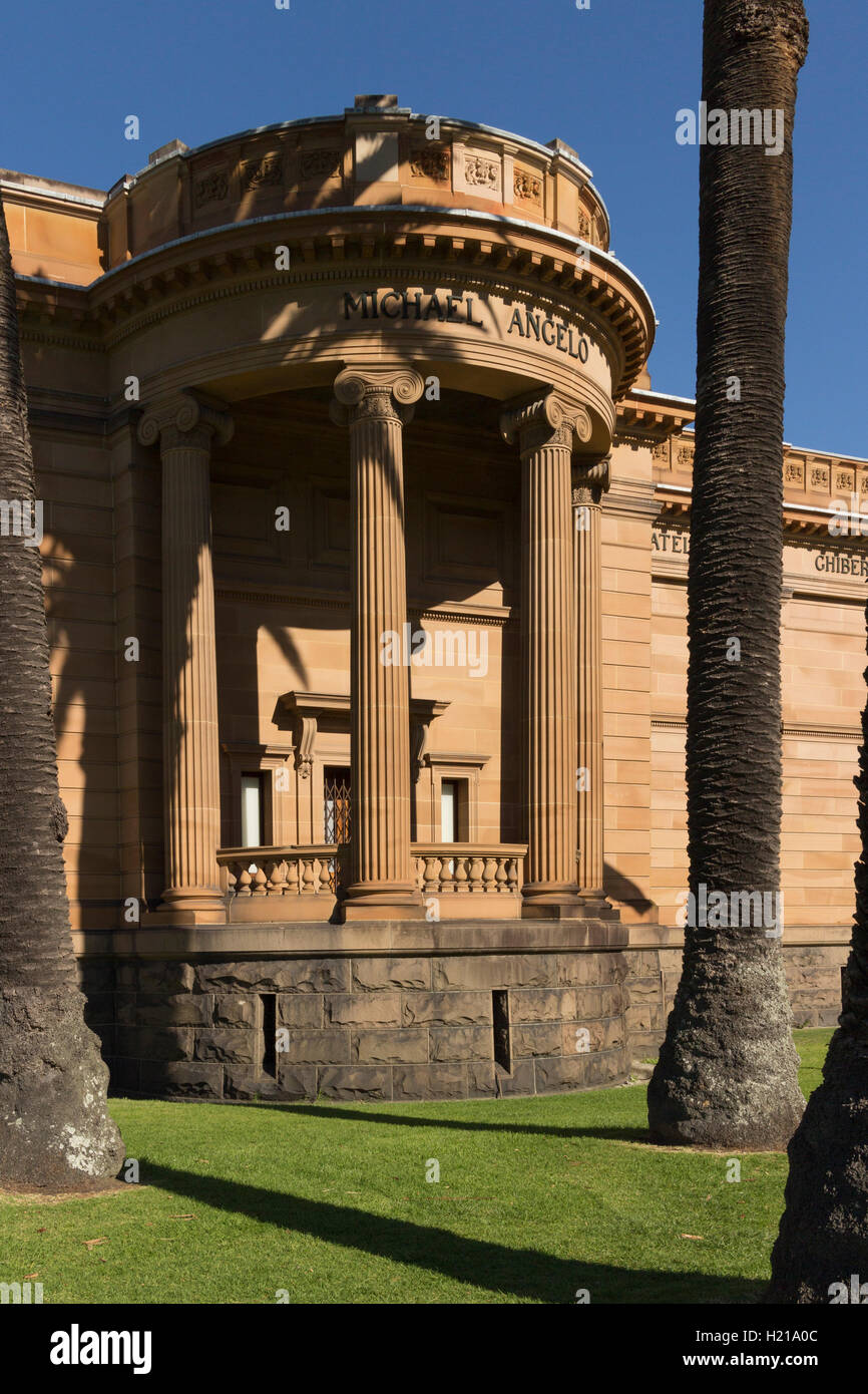 New South Wales Art Gallery Sydney Australia Foto Stock