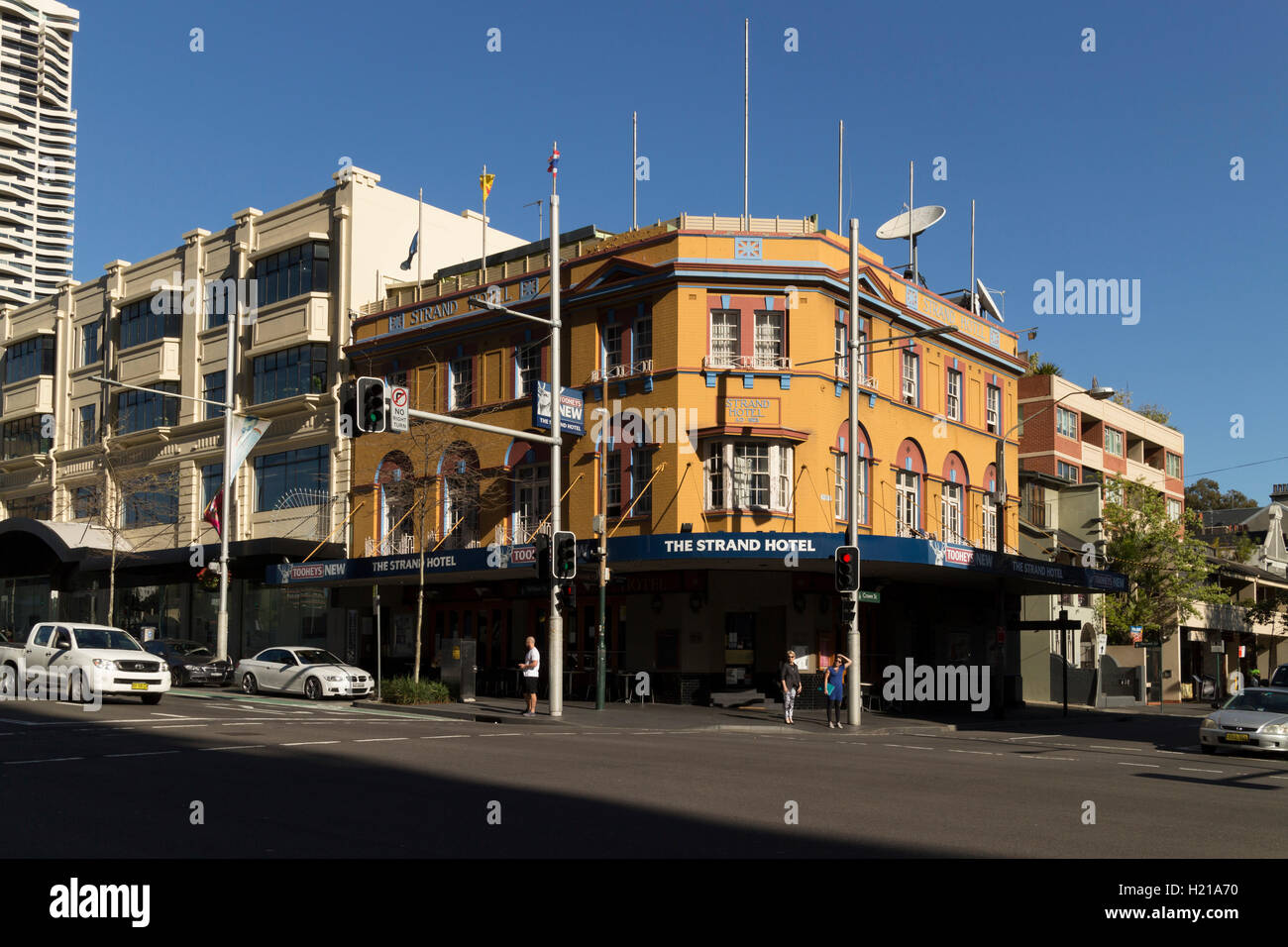 Occupato city hotel in William Street Darlinghurst Sydney Australia Foto Stock