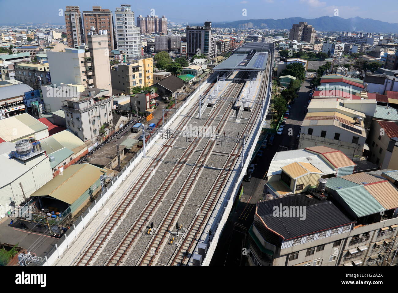 Nuova stazione ferroviaria Foto Stock