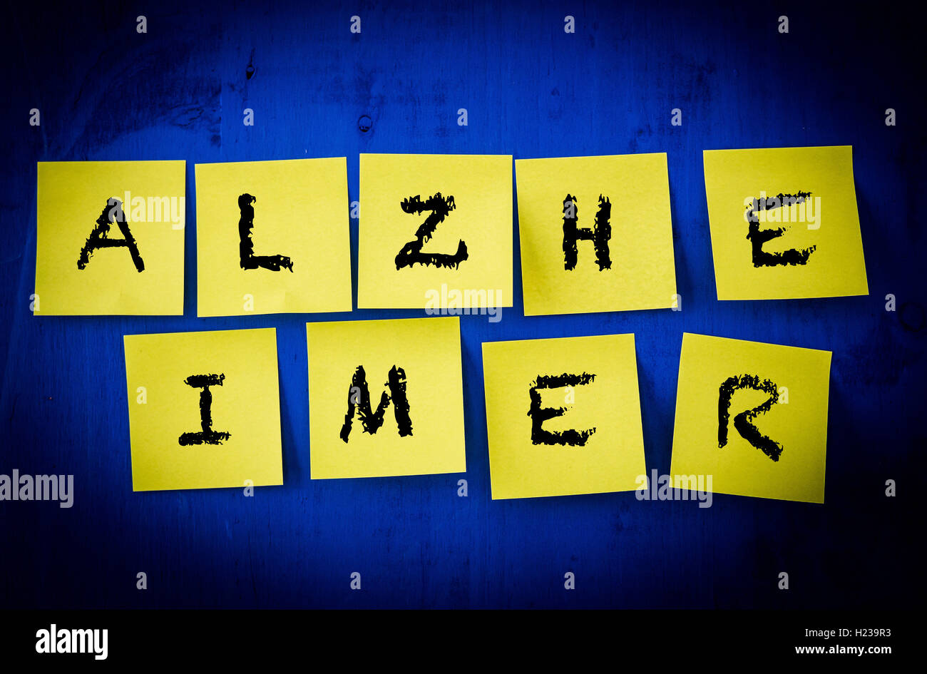 Il morbo di Alzheimer concetto. Foto Stock