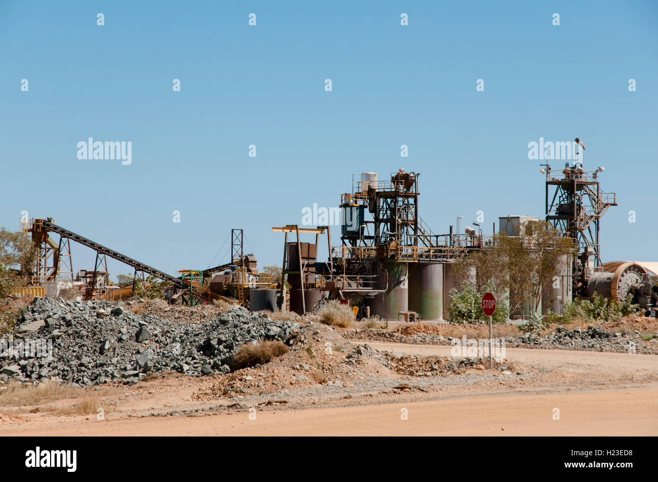 Processo di data mining impianto Foto Stock