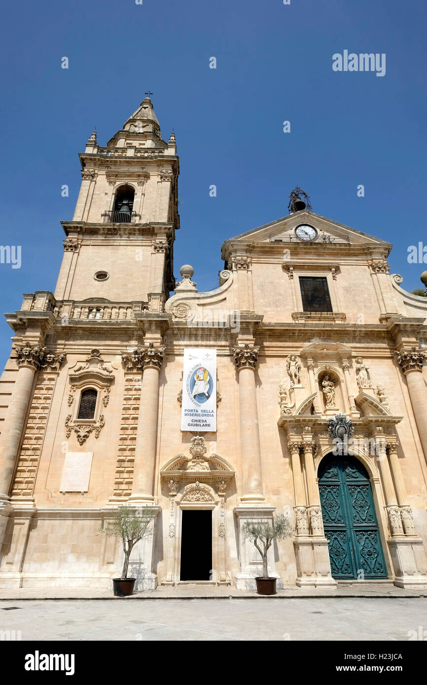 Cattedrale di Ragusa, Duomo di San Giorgio, Provincia di Ragusa, Sicilia, Italia Foto Stock
