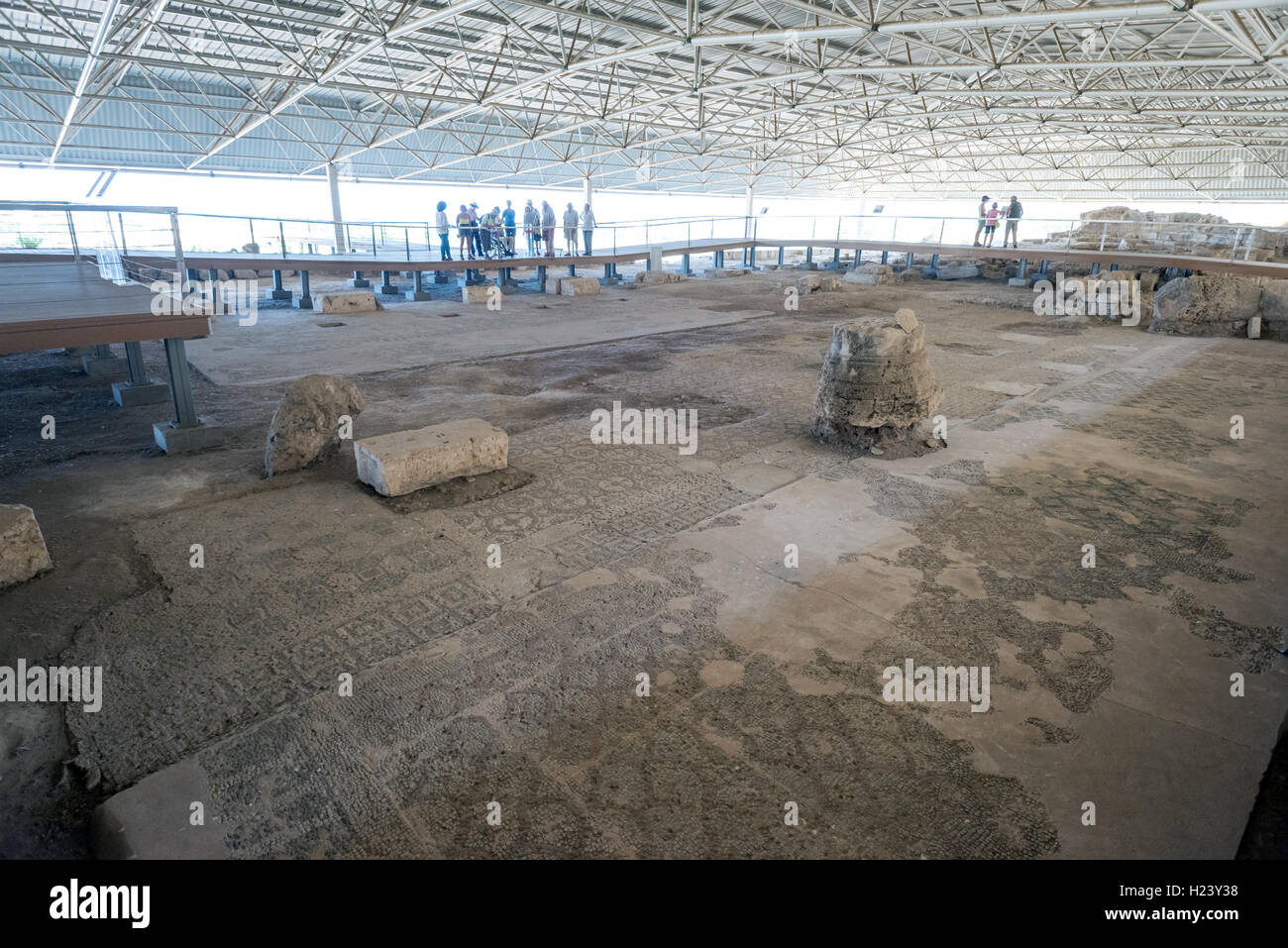 Gli scavi della antica città di soli nella parte settentrionale di Cipro Foto Stock