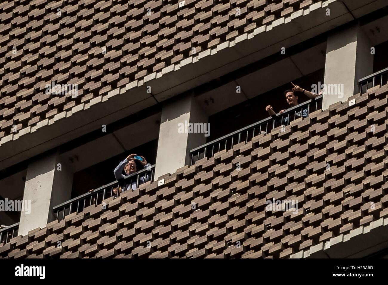 Tate Modern decimo piano galleria di visione del nuovo interruttore House Building. Londra, Regno Unito. Foto Stock