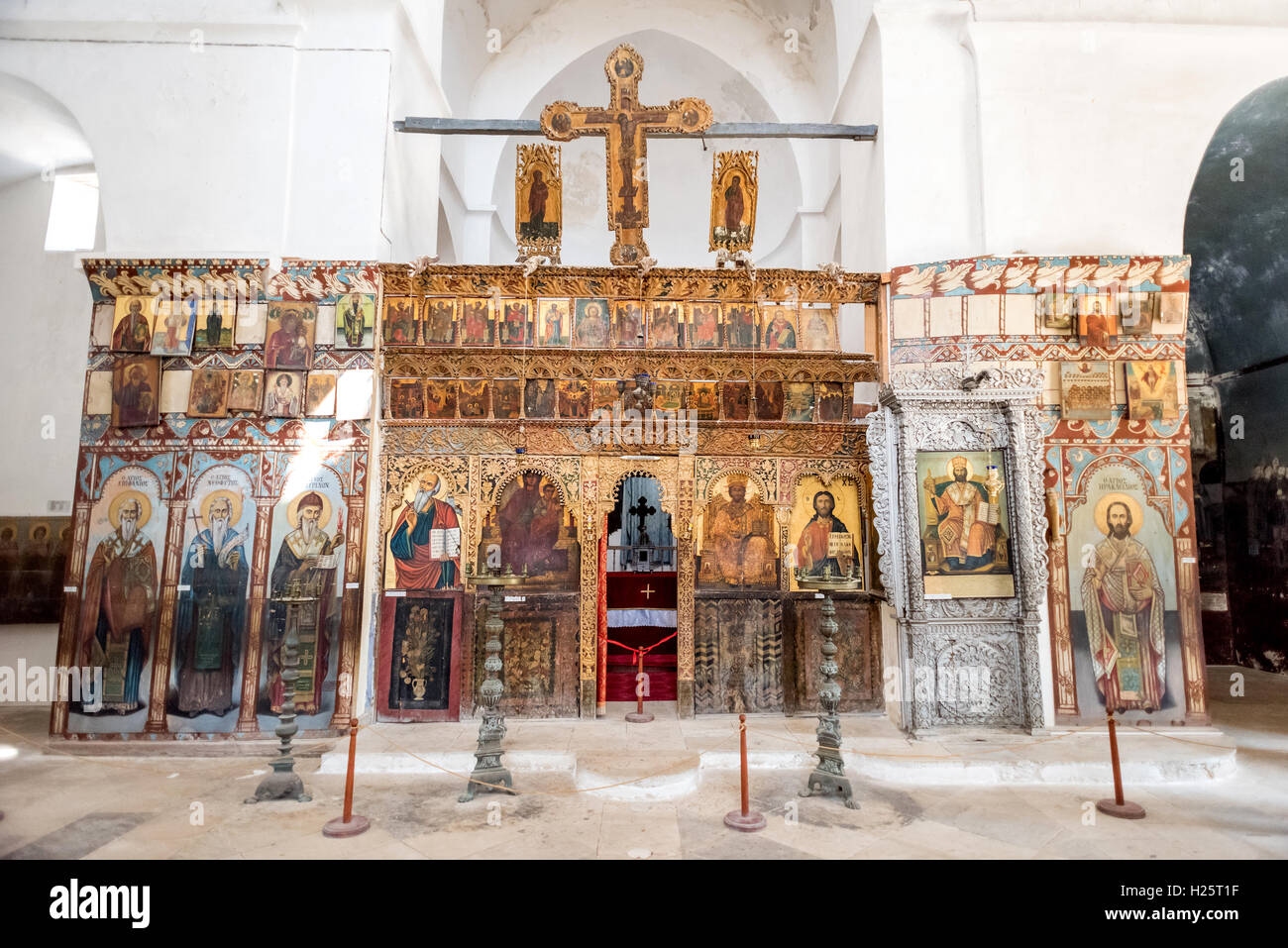 Il San Barnaba convento e museo di icone in Cipro Foto Stock
