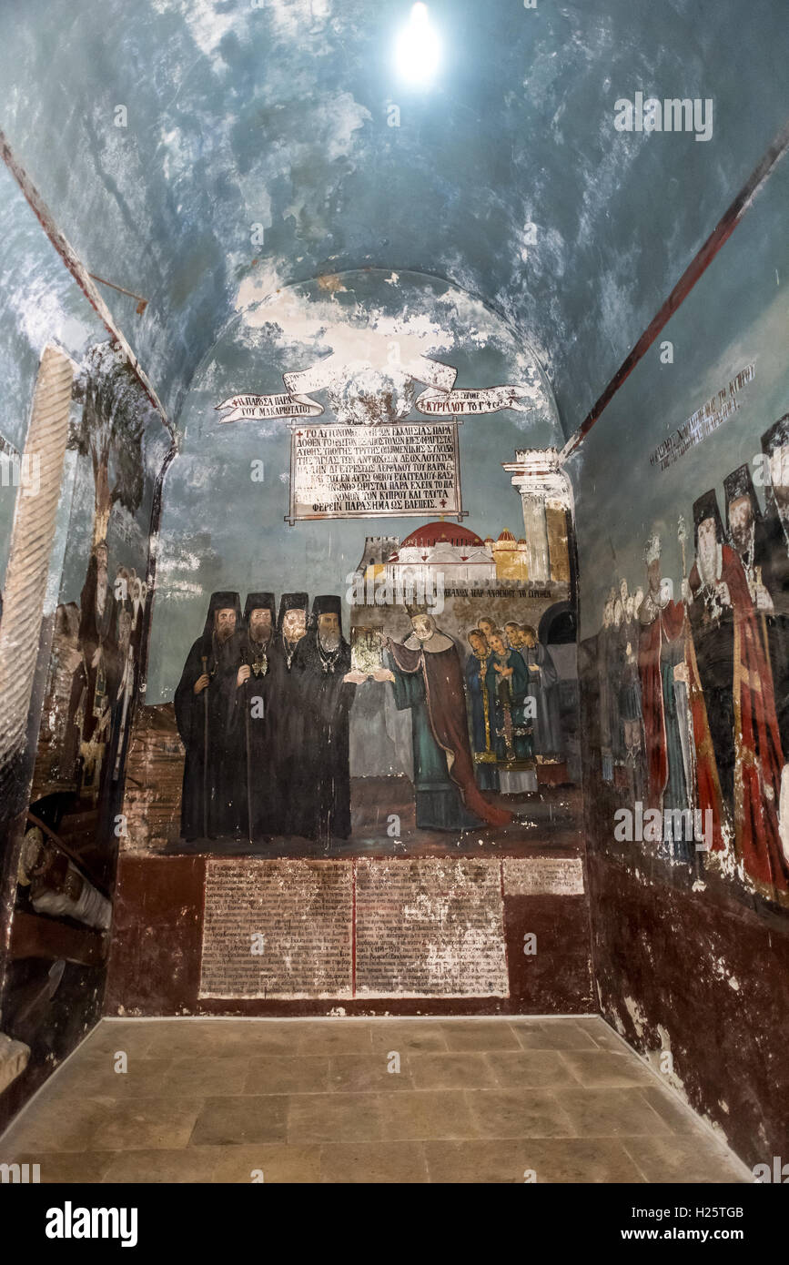 Il San Barnaba convento e museo di icone in Cipro Foto Stock