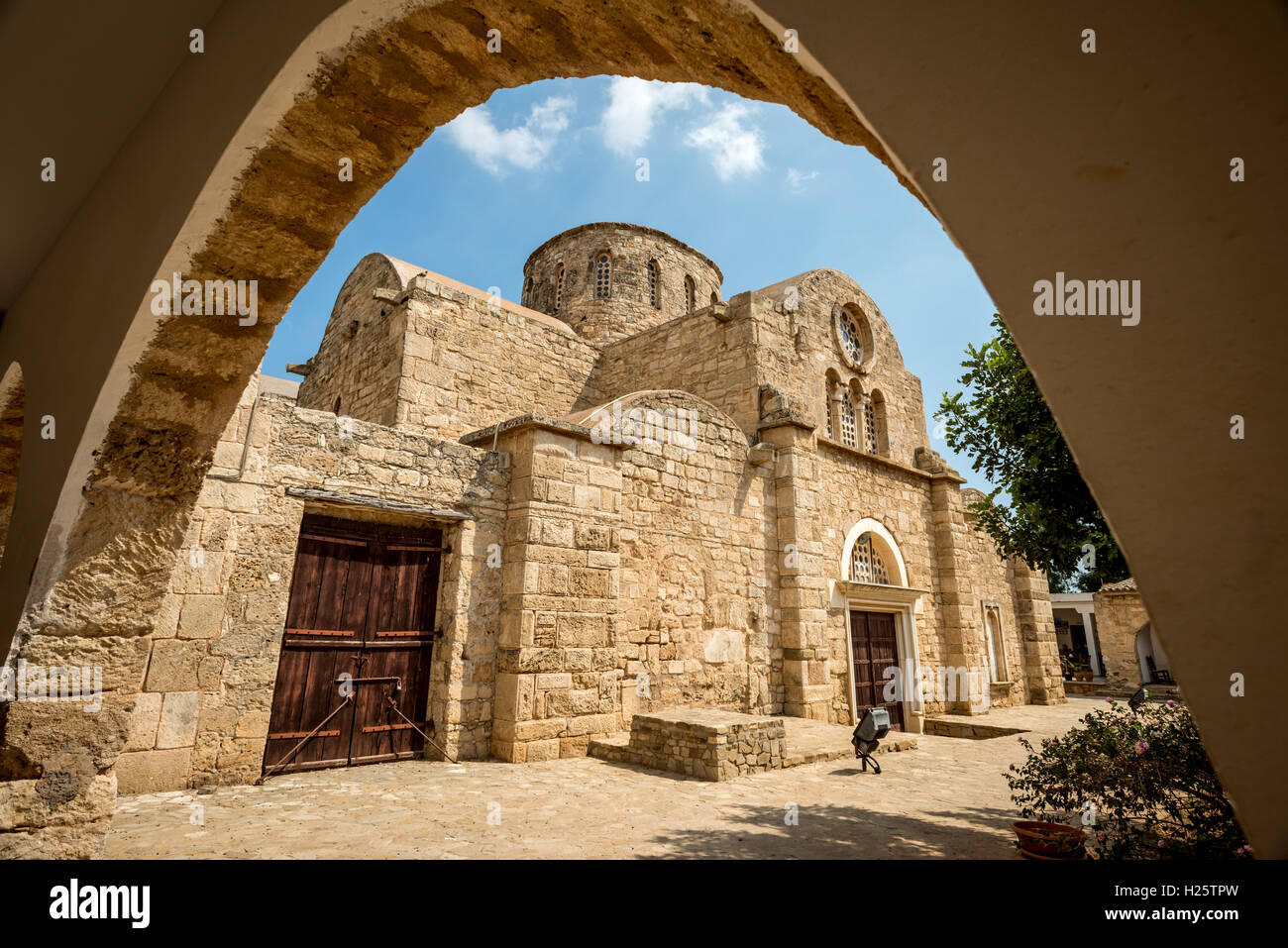 Il San Barnaba convento e museo di icone in Cipro Foto Stock