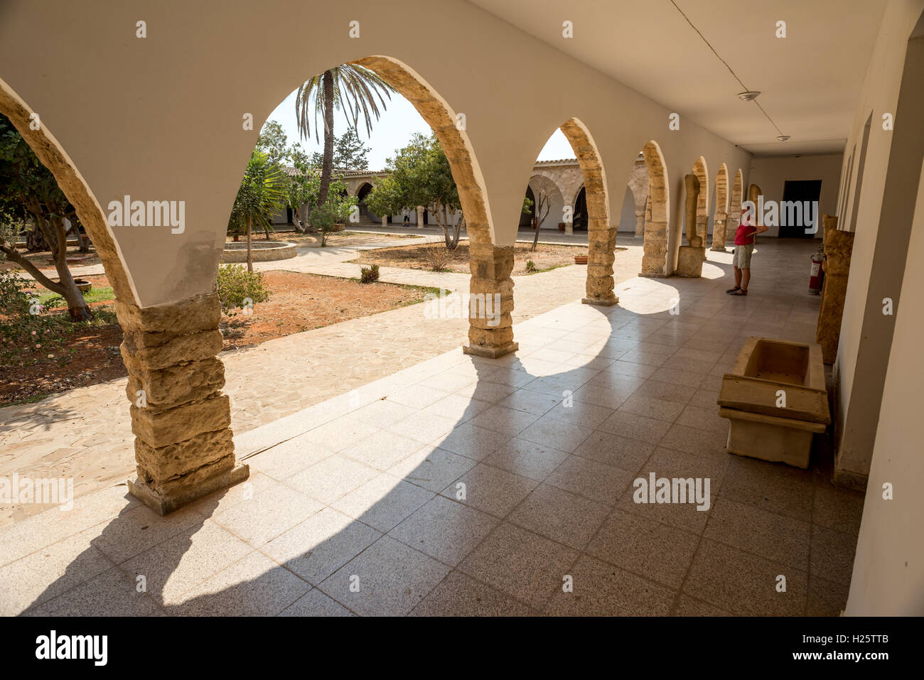 Il San Barnaba convento e museo di icone in Cipro Foto Stock