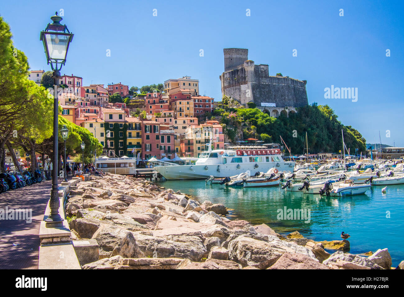 Lerici e La Spezia Provincia, Liguria, Italia. Foto Stock