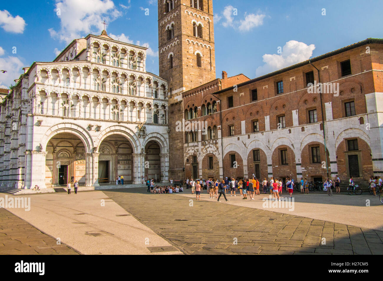 Duomo di San Martino, Lucca, Toscana, Italia. Foto Stock