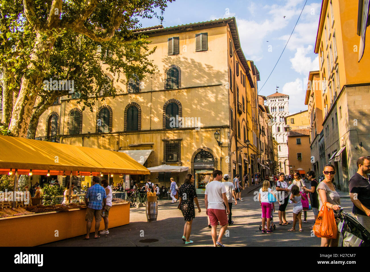 Lucca, Toscana, Italia Foto Stock