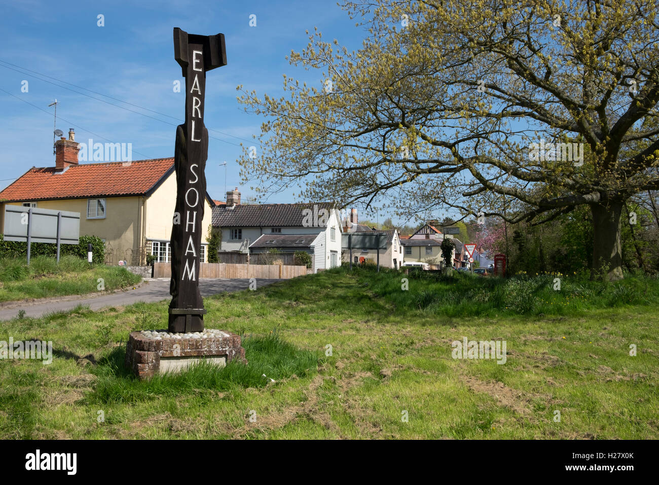 Earl Soham Suffolk REGNO UNITO Foto Stock