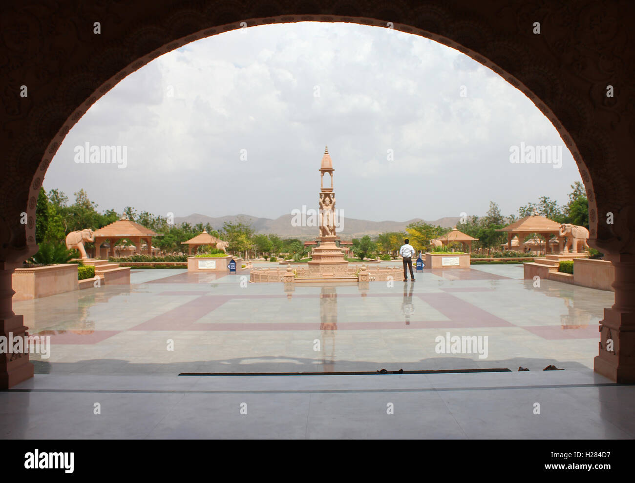 Ajmer nareli tempio Jain Foto Stock