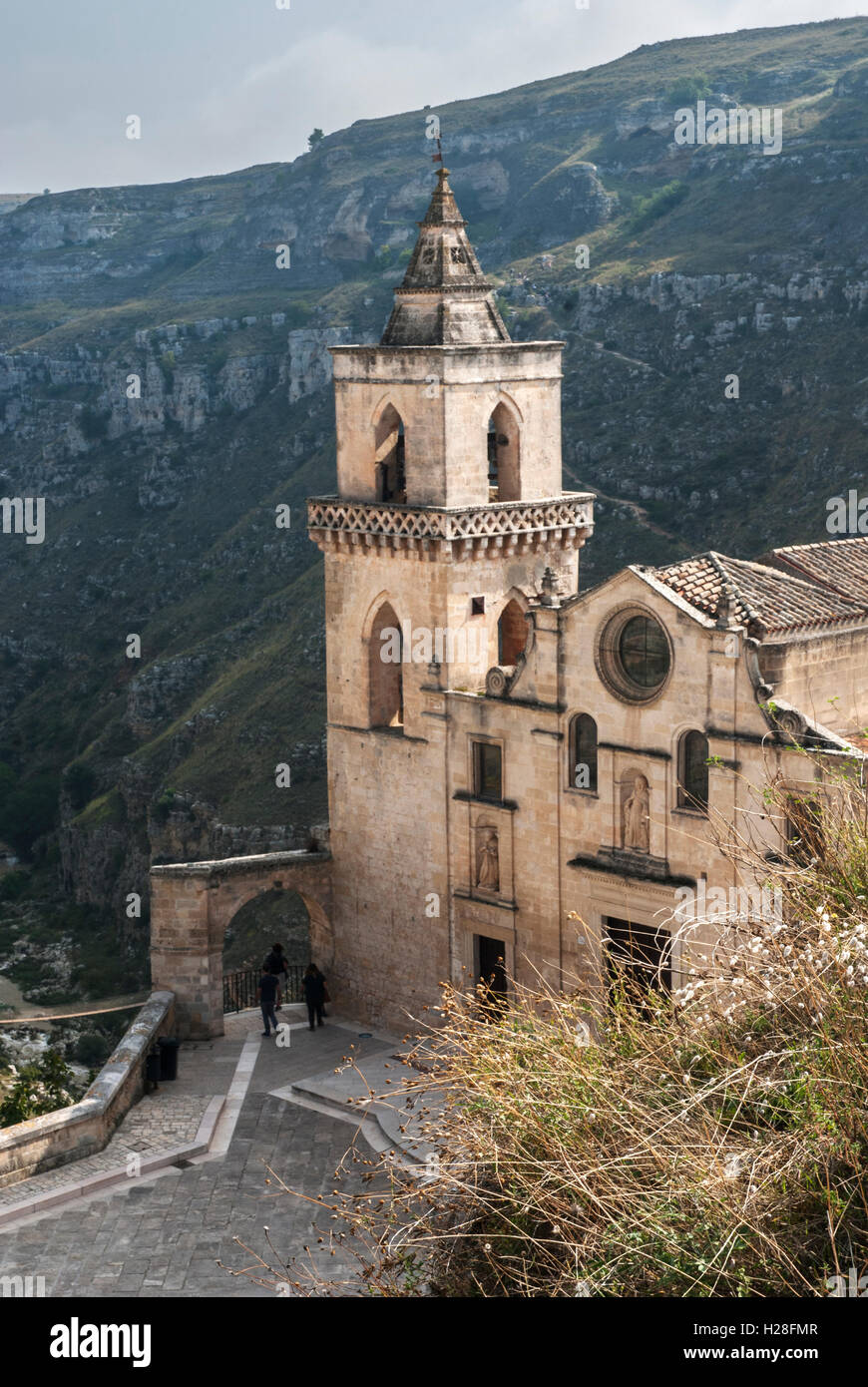 Matera - chiesa di San Pietro e Paolo - Sasso Caveoso Foto Stock