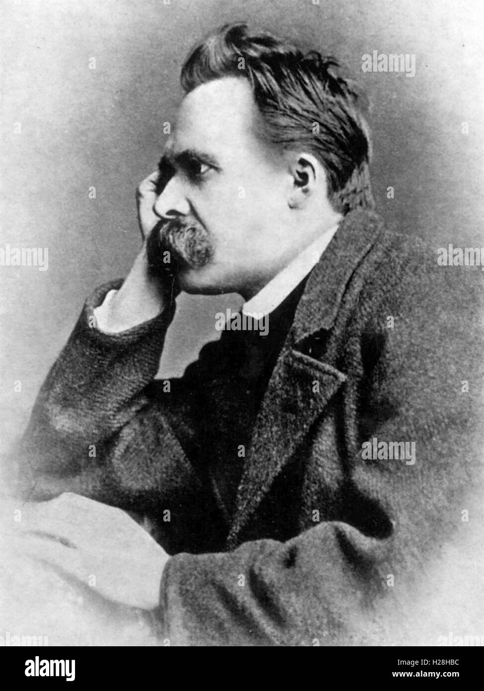 Nietzsche, Friedrich Wilhelm Nietzsche, filosofo tedesco Foto Stock
