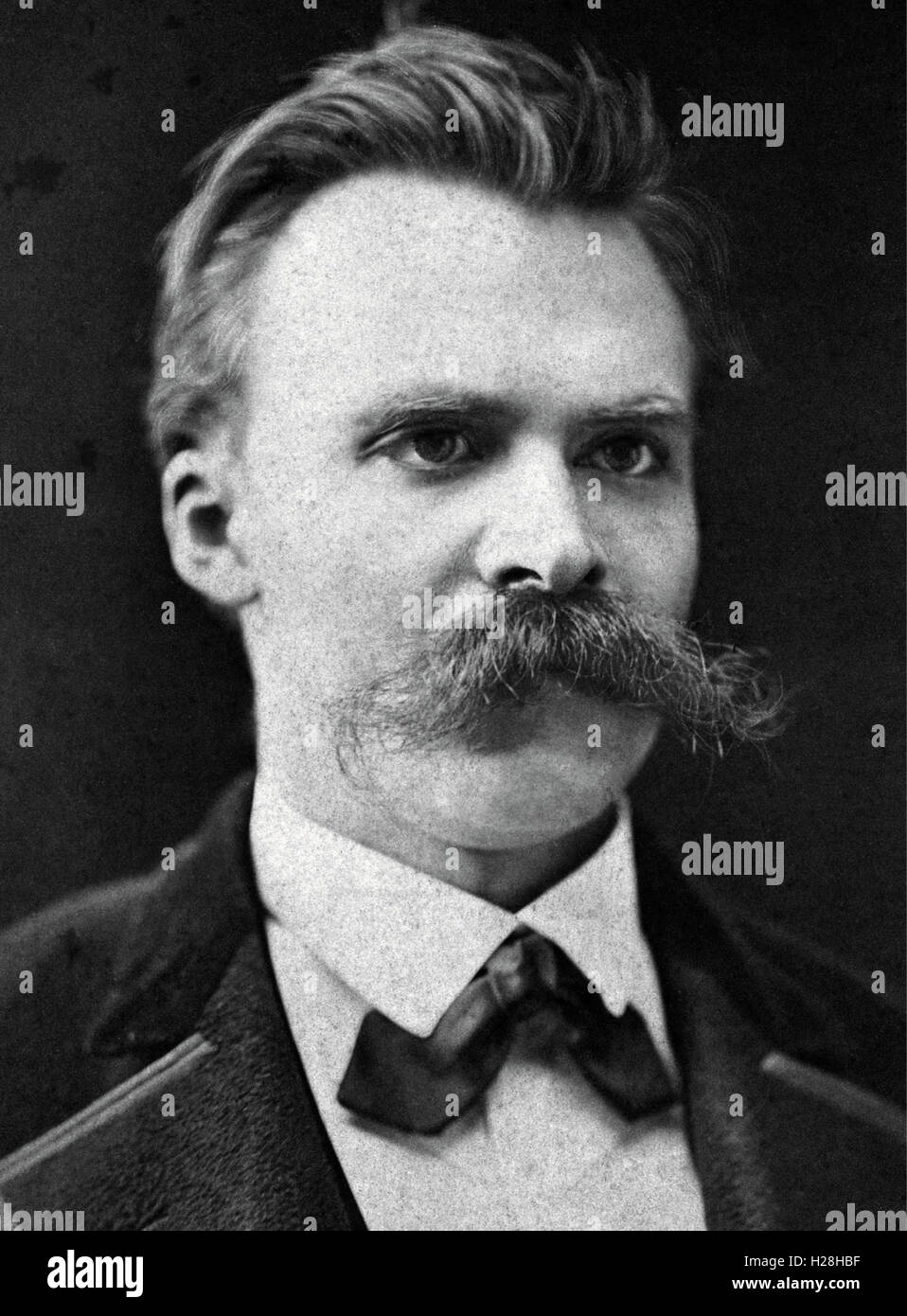 Nietzsche, Friedrich Wilhelm Nietzsche, filosofo tedesco Foto Stock