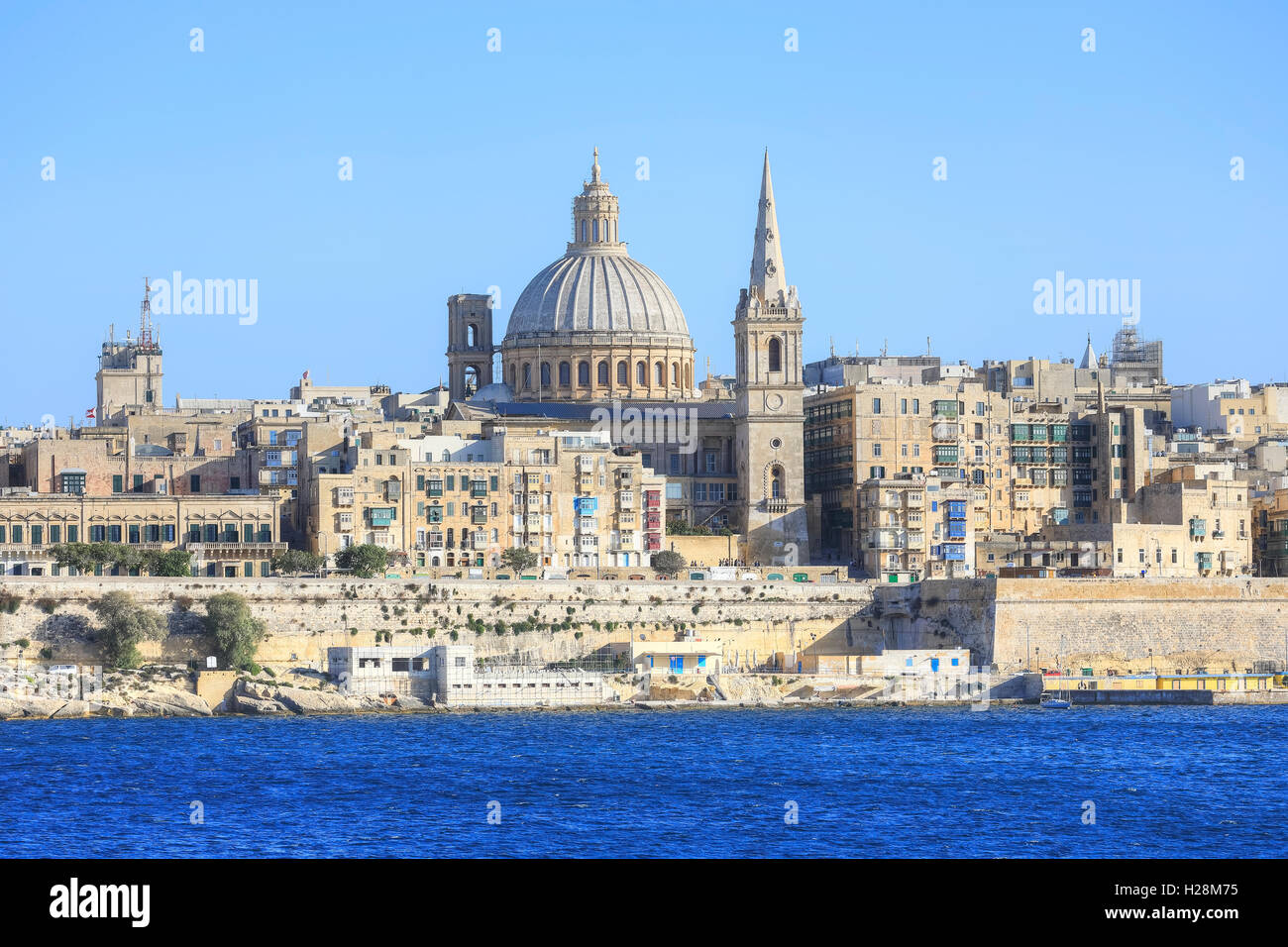La Valletta, cityscape, Malta Foto Stock