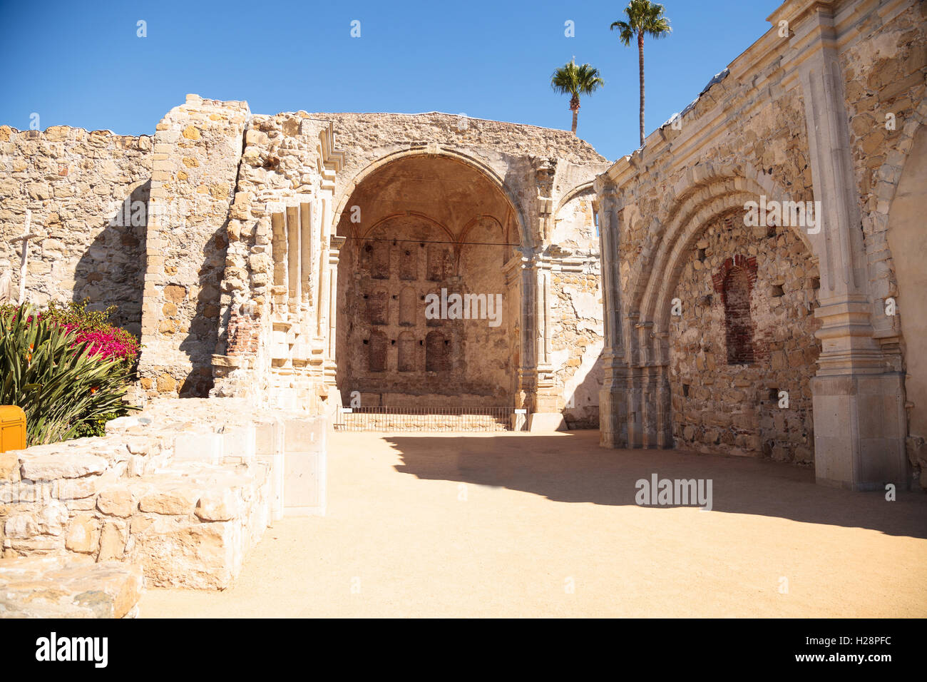 San Juan Capistrano, CA, Stati Uniti d'America - 25 Settembre 2016: La missione di San Juan Capistrano in California del sud degli Stati Uniti. Editori Foto Stock