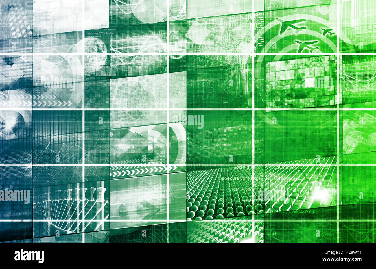 Rete dati Foto Stock