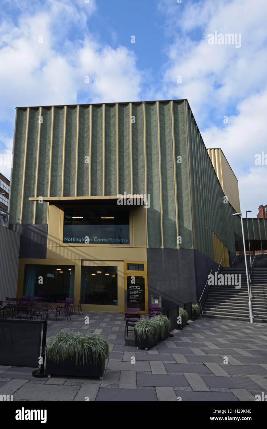 Nottingham Galleria Contemporaneo, ingresso inferiore. Foto Stock