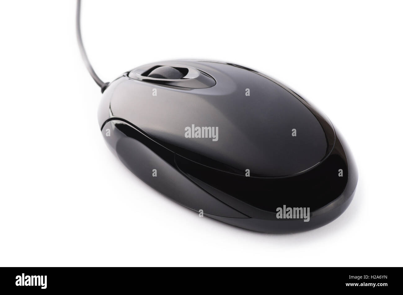 Il mouse del computer isolati su sfondo bianco Foto Stock
