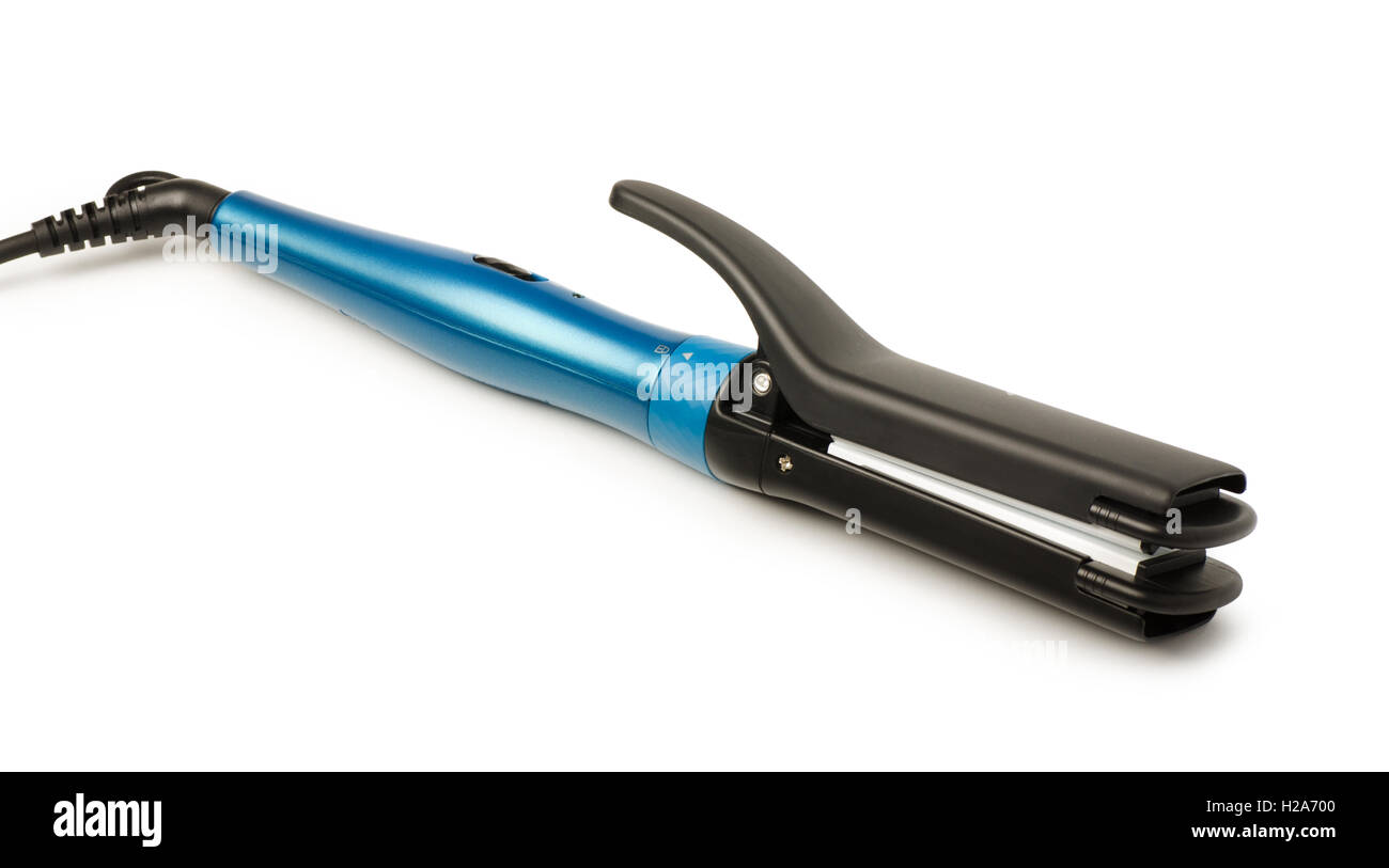 Capelli Ferro isolato su sfondo bianco Foto Stock