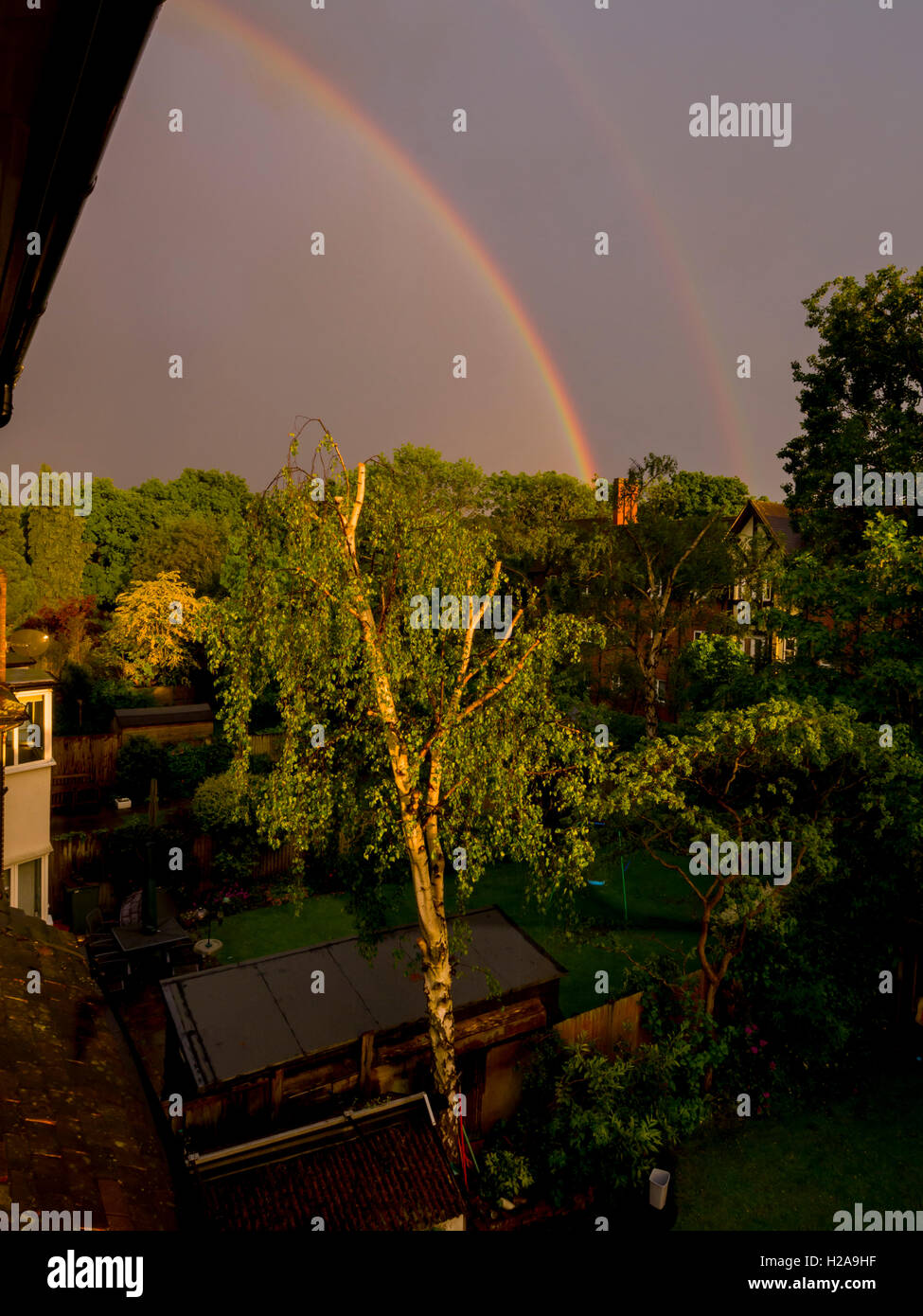 Europa, Regno Unito, rainbow Foto Stock