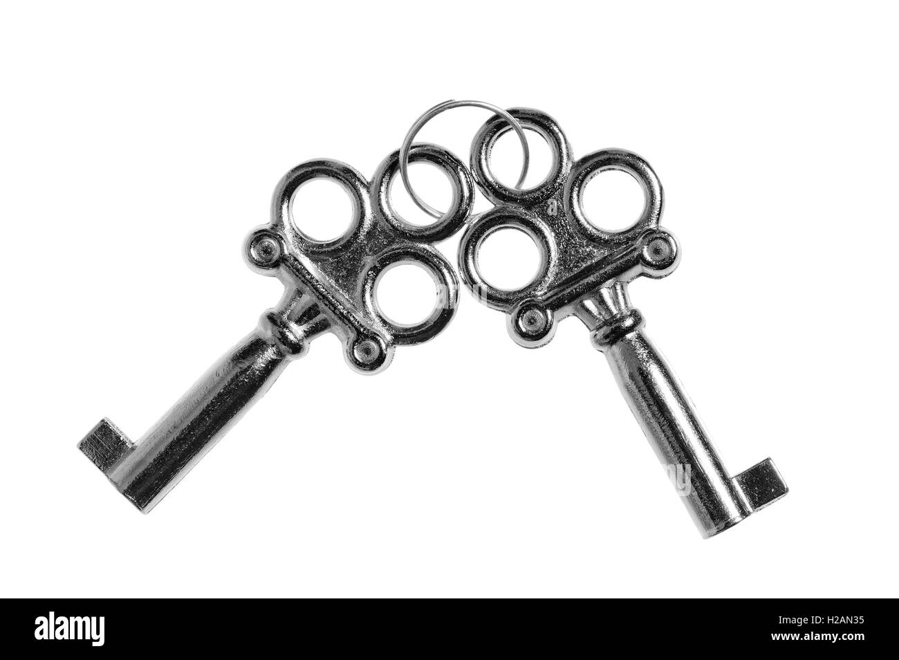 Due belle chiave sull'anello in combinazione Foto Stock