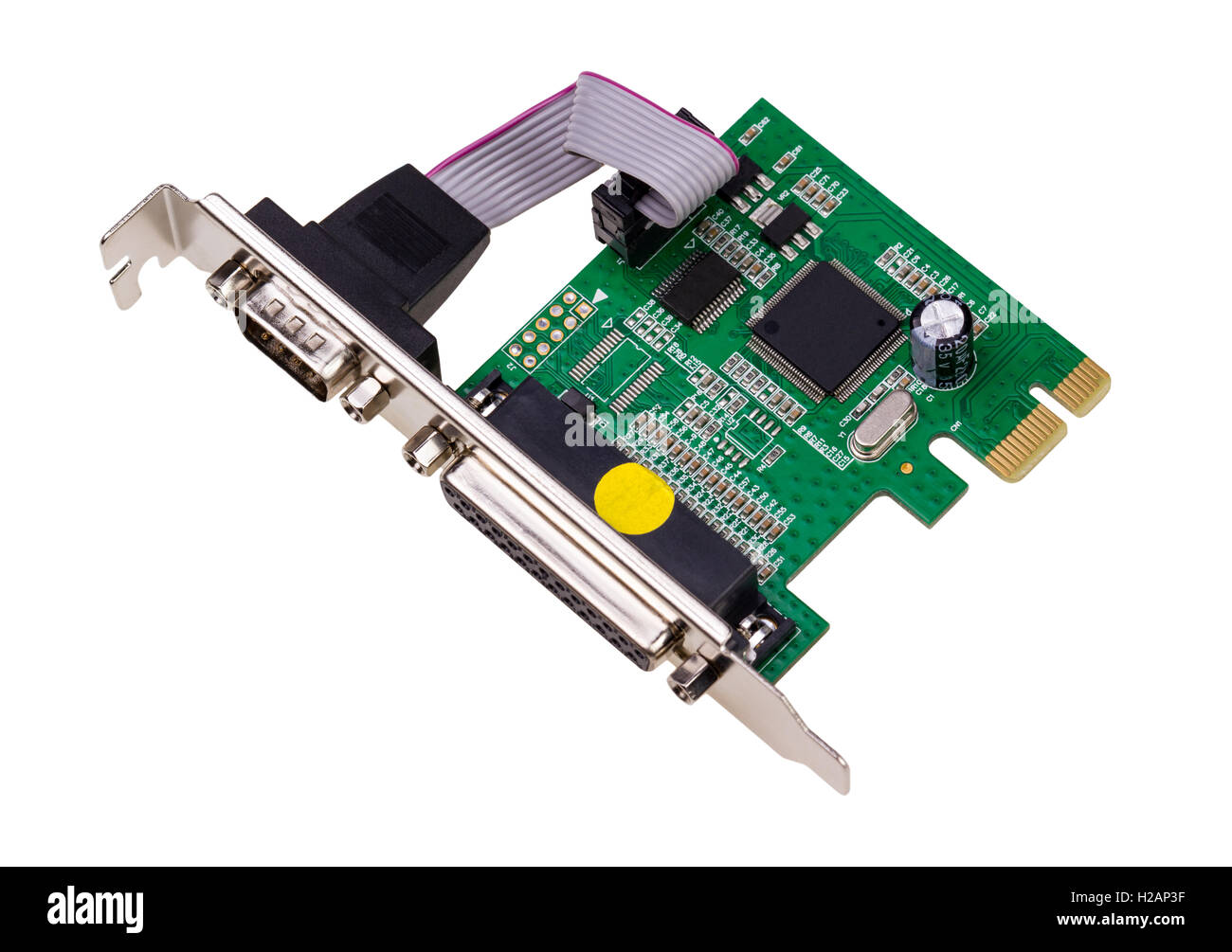 Raccolta elettronica - digitale del computer scheda della porta di I/O Foto Stock